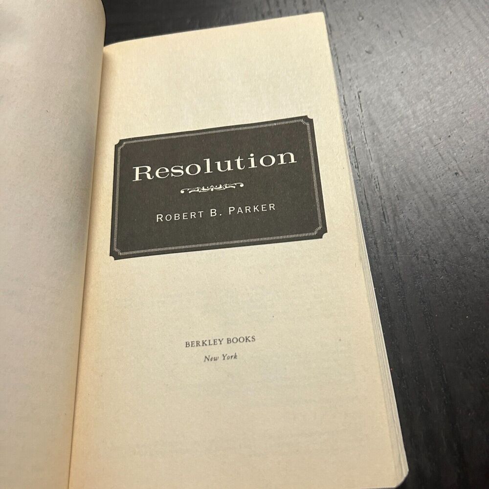 A Cole and Hitch Novel Ser.: Resolution by Robert B. Parker 2009 - Picture 3 of 5
